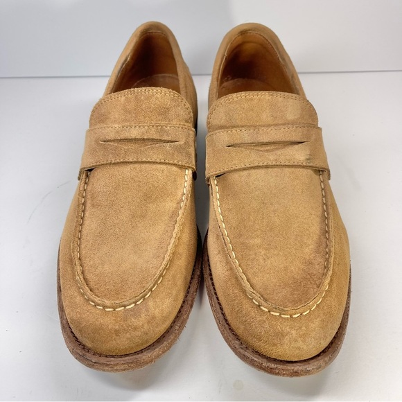 NIB Frye Men’s Tyler Penny Loafer Camel Color Size 9D
